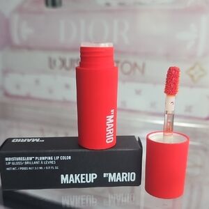 Makeup By Mario Moisture Glow Non  Tingling Plumping Lip Gloss -‎ Poppy NIB